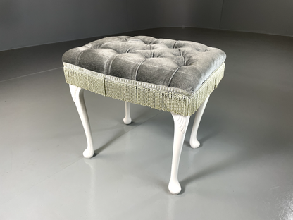 Vintage Bedroom Stool, Kitsch, 1980s, Retro, EB5708 VWOO - UKDK FURNITURE