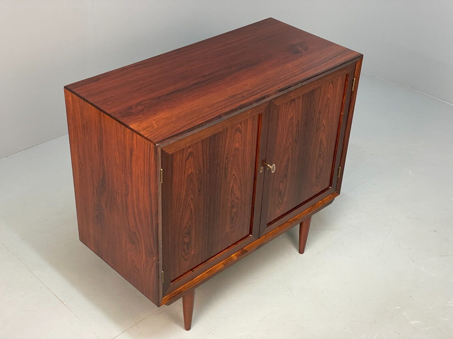 Vintage Danish Double Door Cabinet By LYBY Møbler Mid Century EB8844 MWOO - UKDK FURNITURE