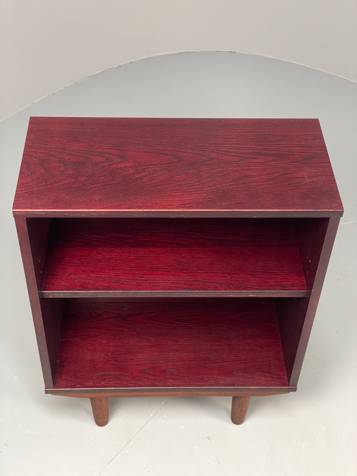 Vintage Dark Oak Bookcase Adjustable Shelf By Beaver & Tapley EB11497MWOO2