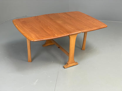 Vintage Ercol Coffee Table Blonde Elm Model 820 Drop Leaf 1970s EB11794 MWOO0