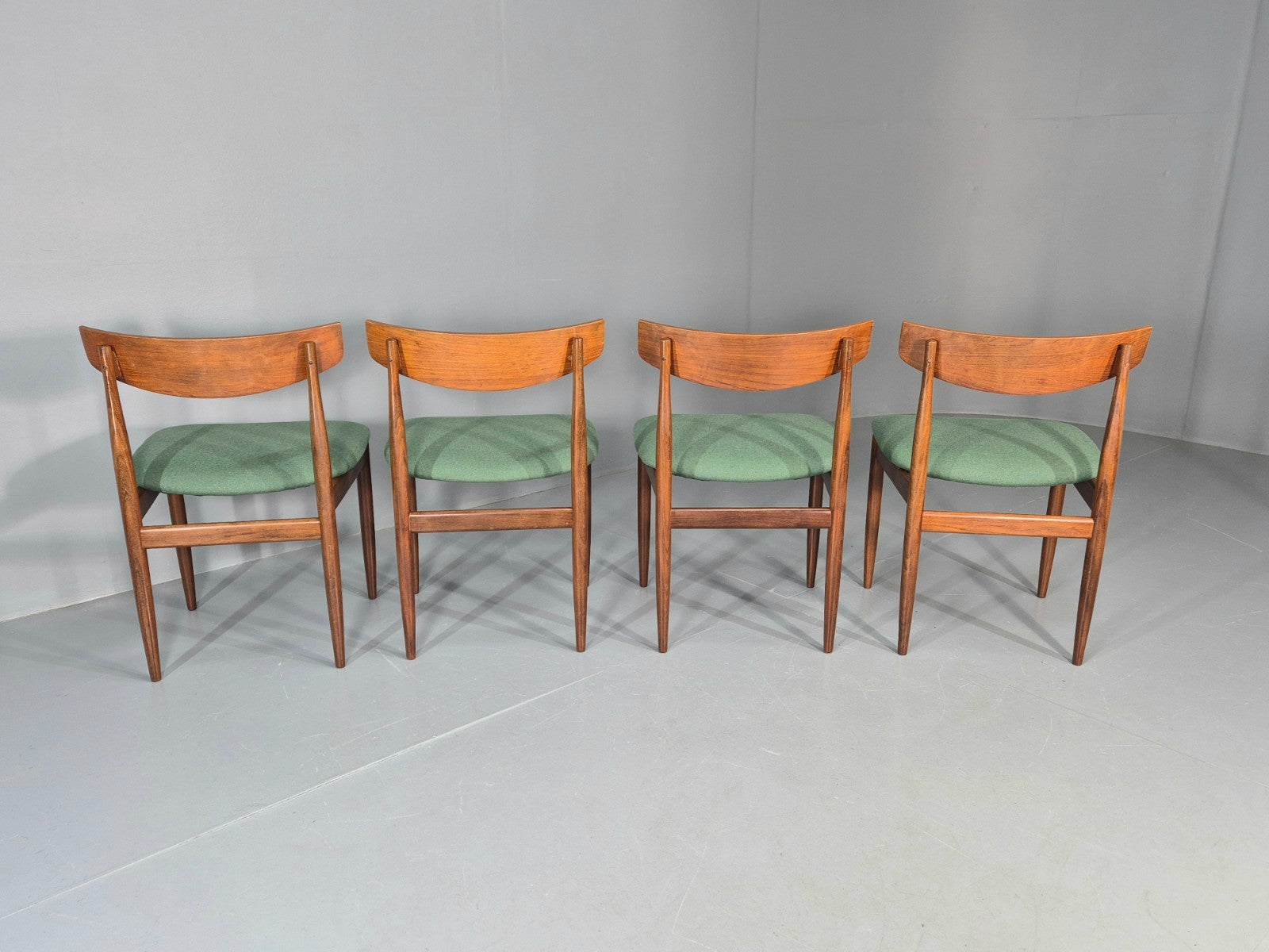 4 Vintage G Plan Dining Chairs Danish Design 1960s Retro MCM EB11484 MDIN7