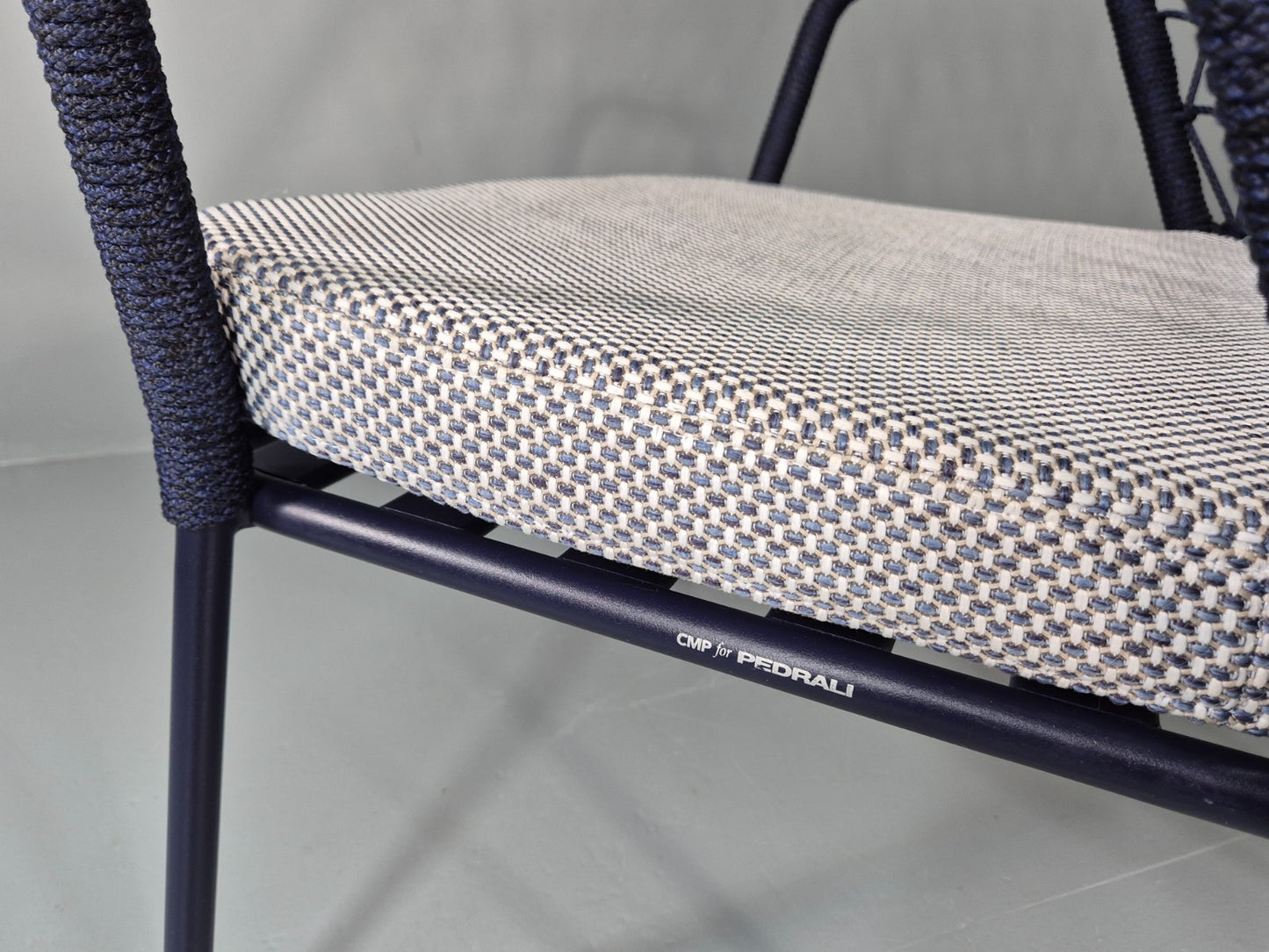 2 Pedrali 3679 Chairs Model Panarea Blue and Grey Modern Design EB11427 MNOR10