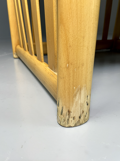 Danish 2 Seater Sofa Beech Frame Retro Vintage 1980s EB6361 M2SS5