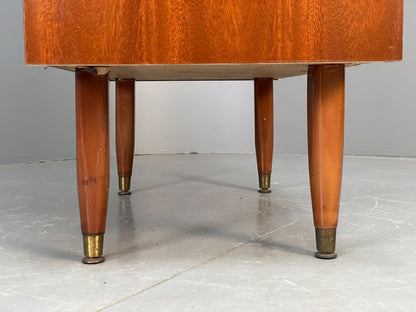 Vintage Austinsuite Chest Of Drawers Walnut Brass Handles 1960s EB10677 MWOO20