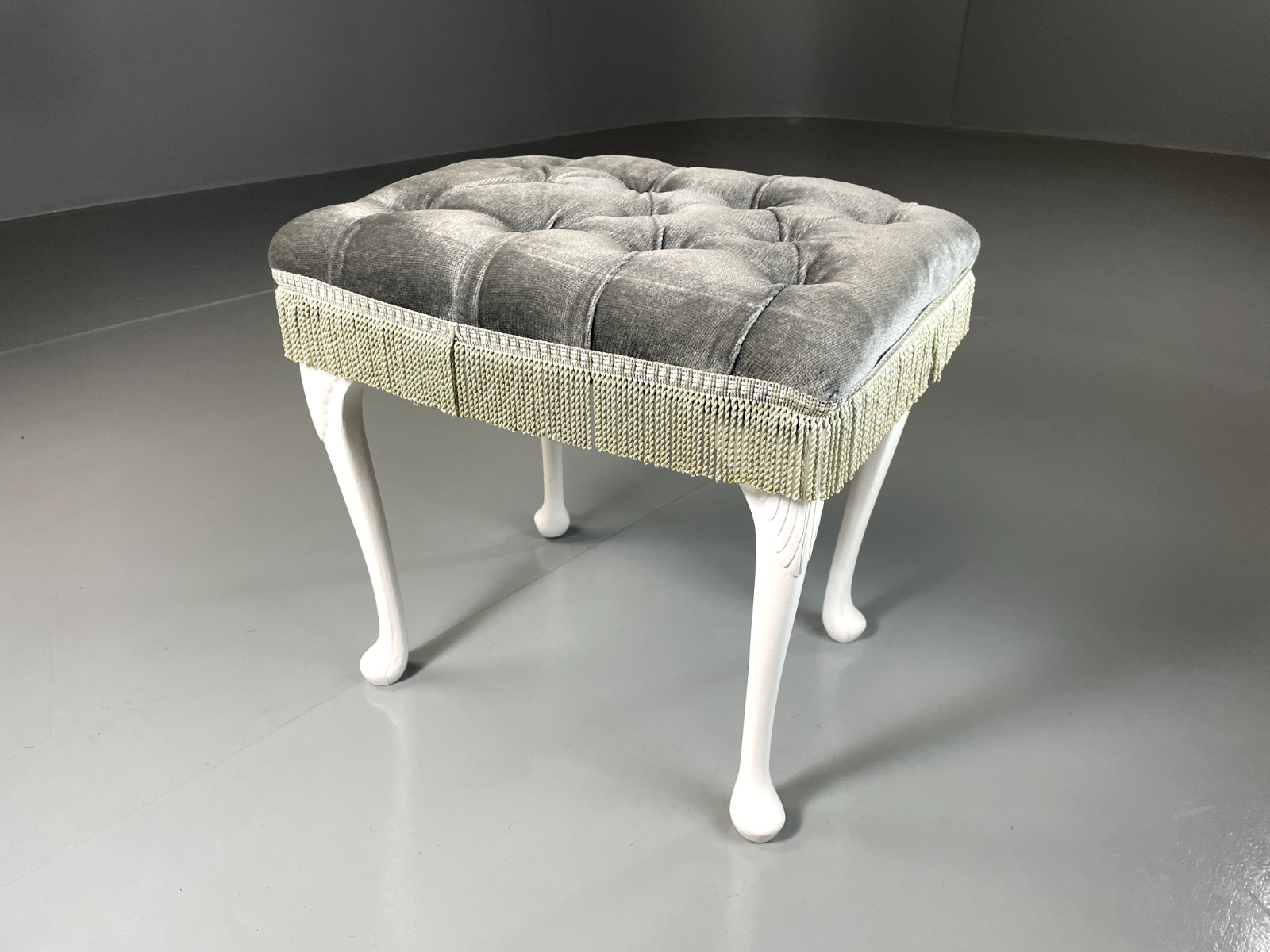 Vintage Bedroom Stool Kitsch 1980s Retro EB5708 VWOO0