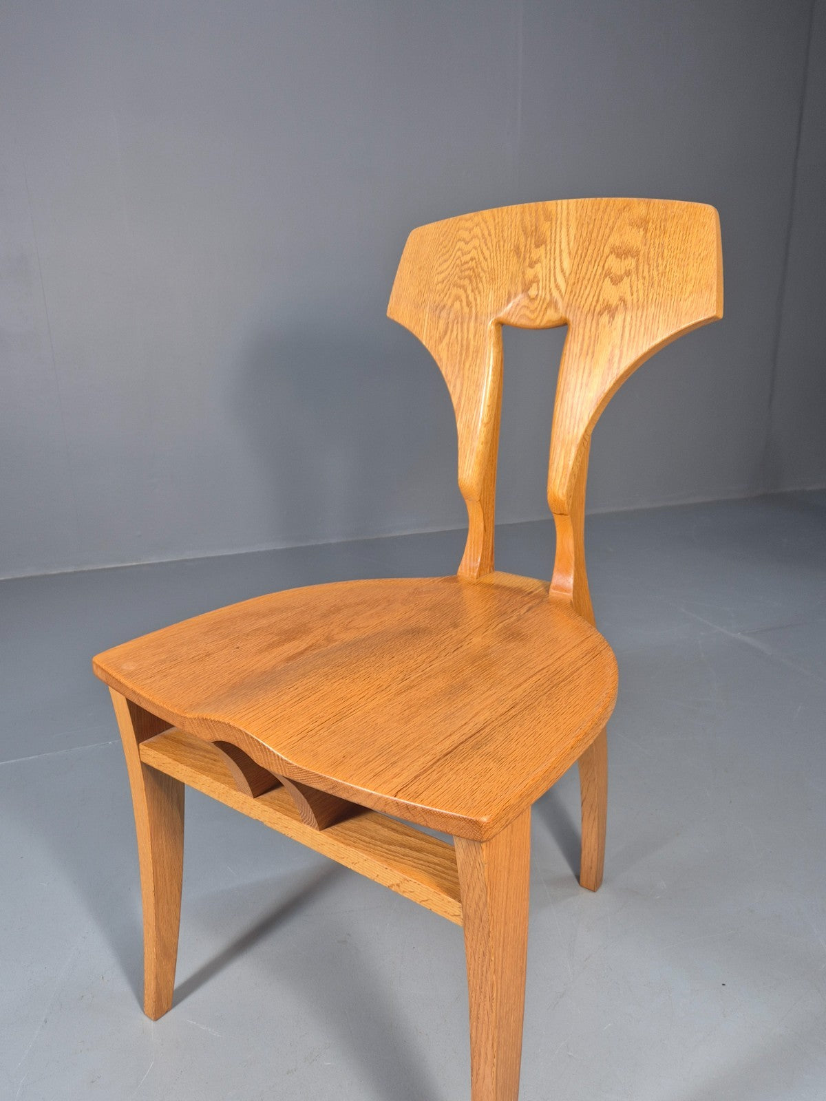 8 Modern Design Dining Chairs Blonde Oak Craftsperson Bespoke Build EB10928 MDIN12