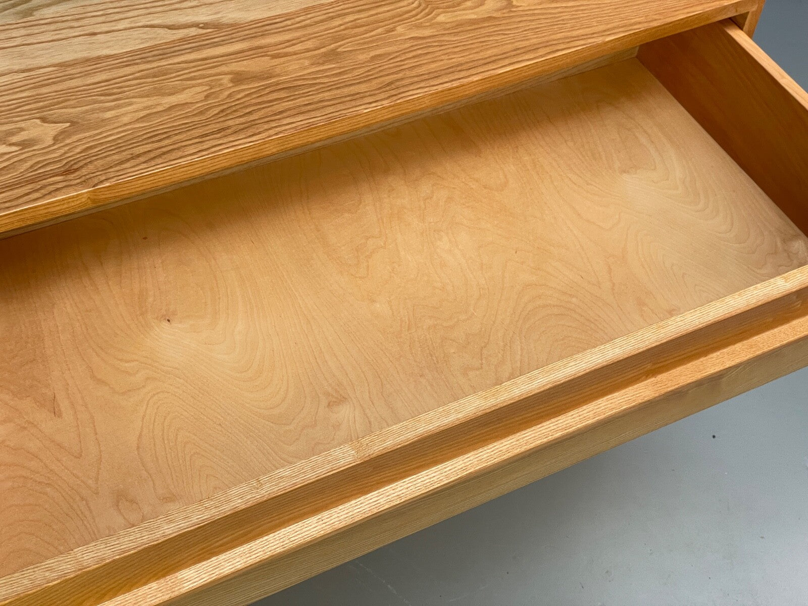Solid Ash Chest Of Drawers With Mid Century Styled Handles Modern EB9724 MWOO - UKDK FURNITURE