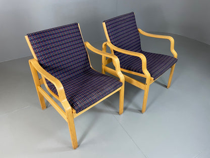Two Farstrup Bentwood Chairs Aalto Style Retro Vintage MCM EB4877 MBEN0