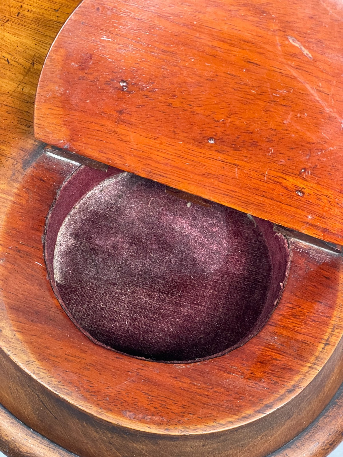 Antique Walnut Swing Mirror Victorian With Trinket Compartments EB11553 MWOO11
