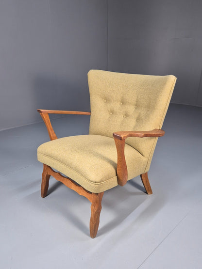 Vintage Danish Lounge Chair Kjaernulf Style New Upholstery  1970s EB6439 MNOR0