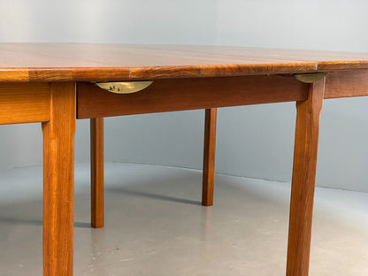 Vintage Solid Teak Extending Modular Rectabgular Dining Table Unique EB8848 MWOO - UKDK FURNITURE