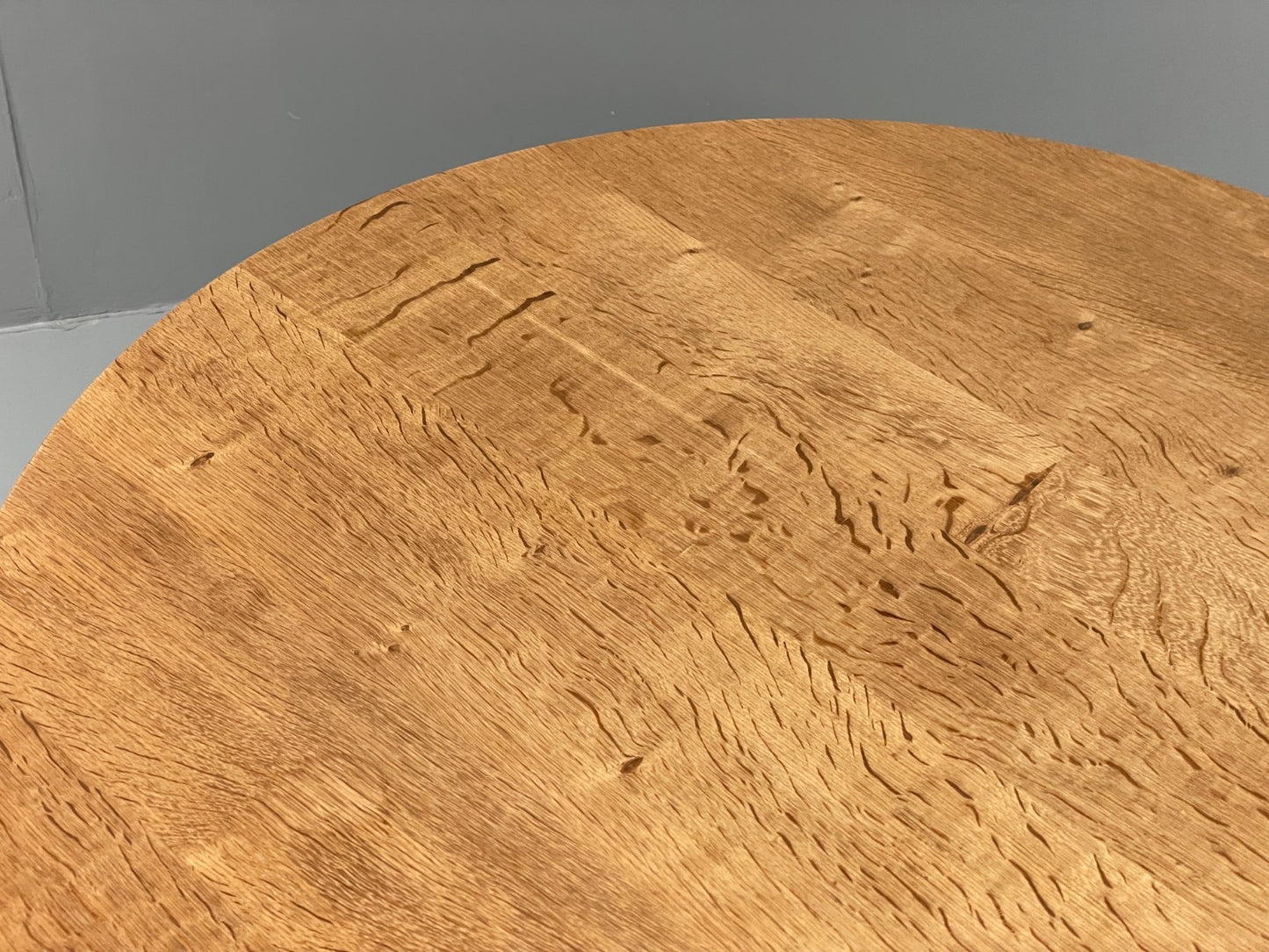 Round Oak Coffee Table Henning Kjaernulf Style Danish Design EB10825 MWOO4