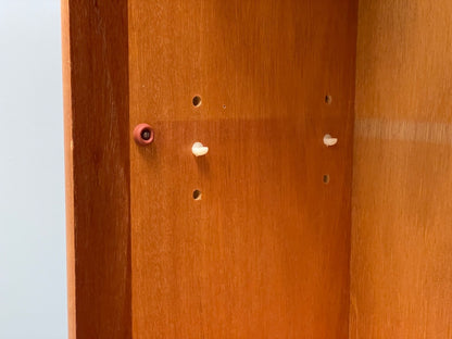 Vintage Teak Glazed Bookcase By H.Gibbs 1960s Shelving Retro  EB10968 MWOO11