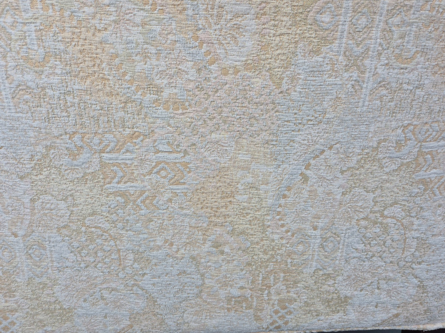 2 1970s Retro LOunge Chairs Danish Floral Cream Upholstery EB10764 VCLO12