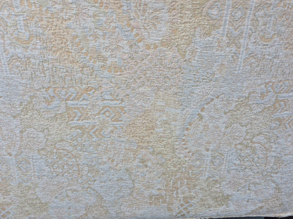 2 1970s Retro LOunge Chairs Danish Floral Cream Upholstery EB10764 VCLO12