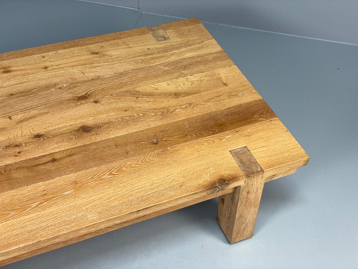Solid Oak Coffee Table Japanese Style By Ludwik Styl Modern EB10878 MWOO4