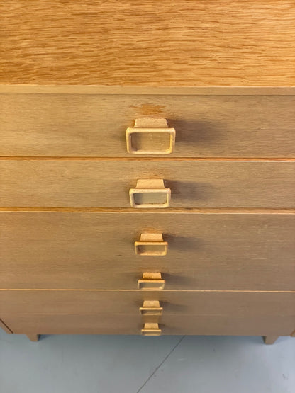Vintage Oak Chest Of Drawers Mid Century 1960s By Limelight EB9770 MWOO - UKDK FURNITURE