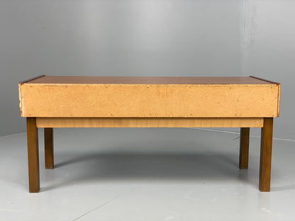 Vintage Teak Side Table With Drawers 1960s Mid Century EB11200 MWOO17