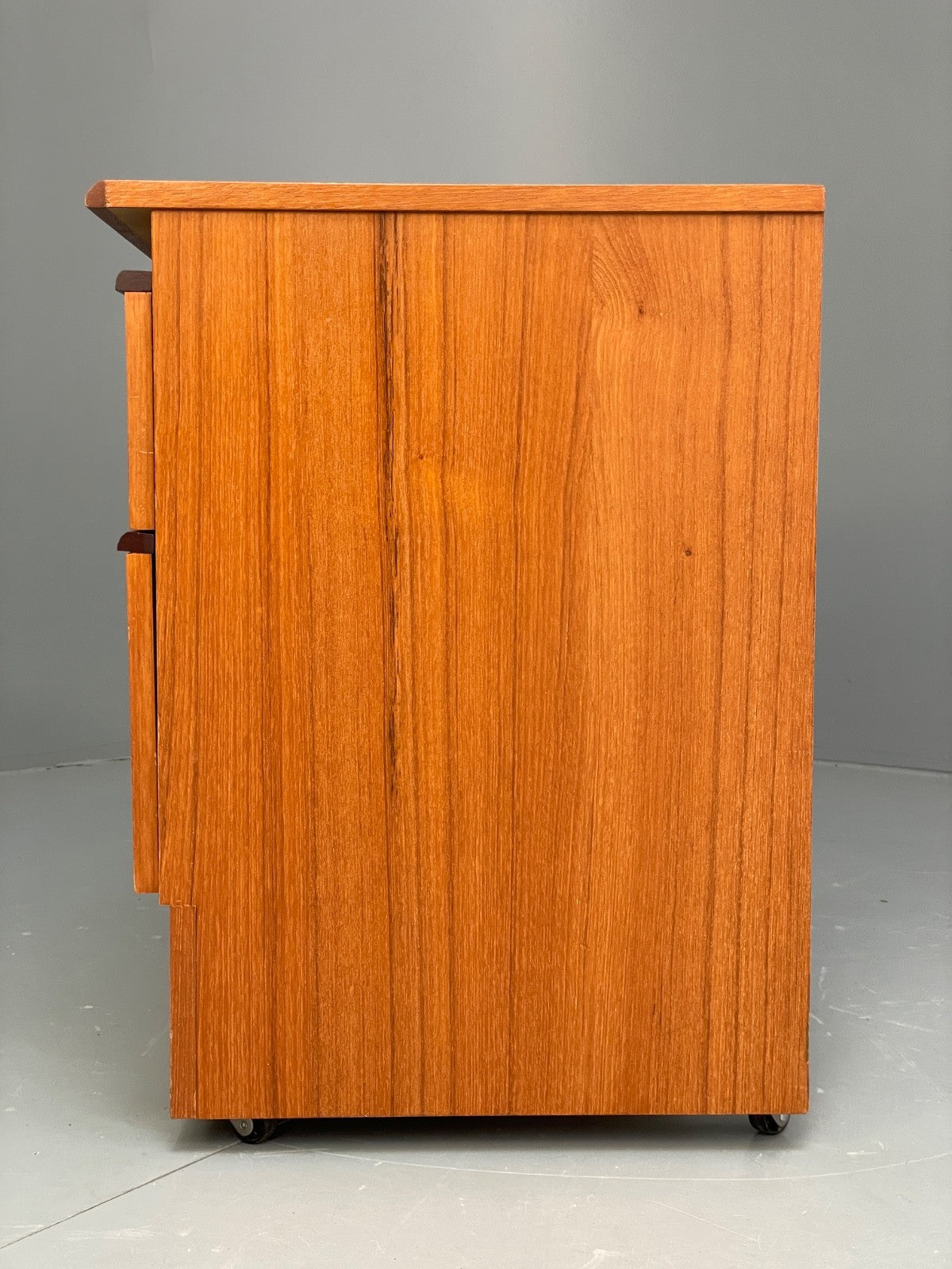 Vintage Teak Media Unit 1970s Retro Drawer EB10010 MWOO - UKDK FURNITURE