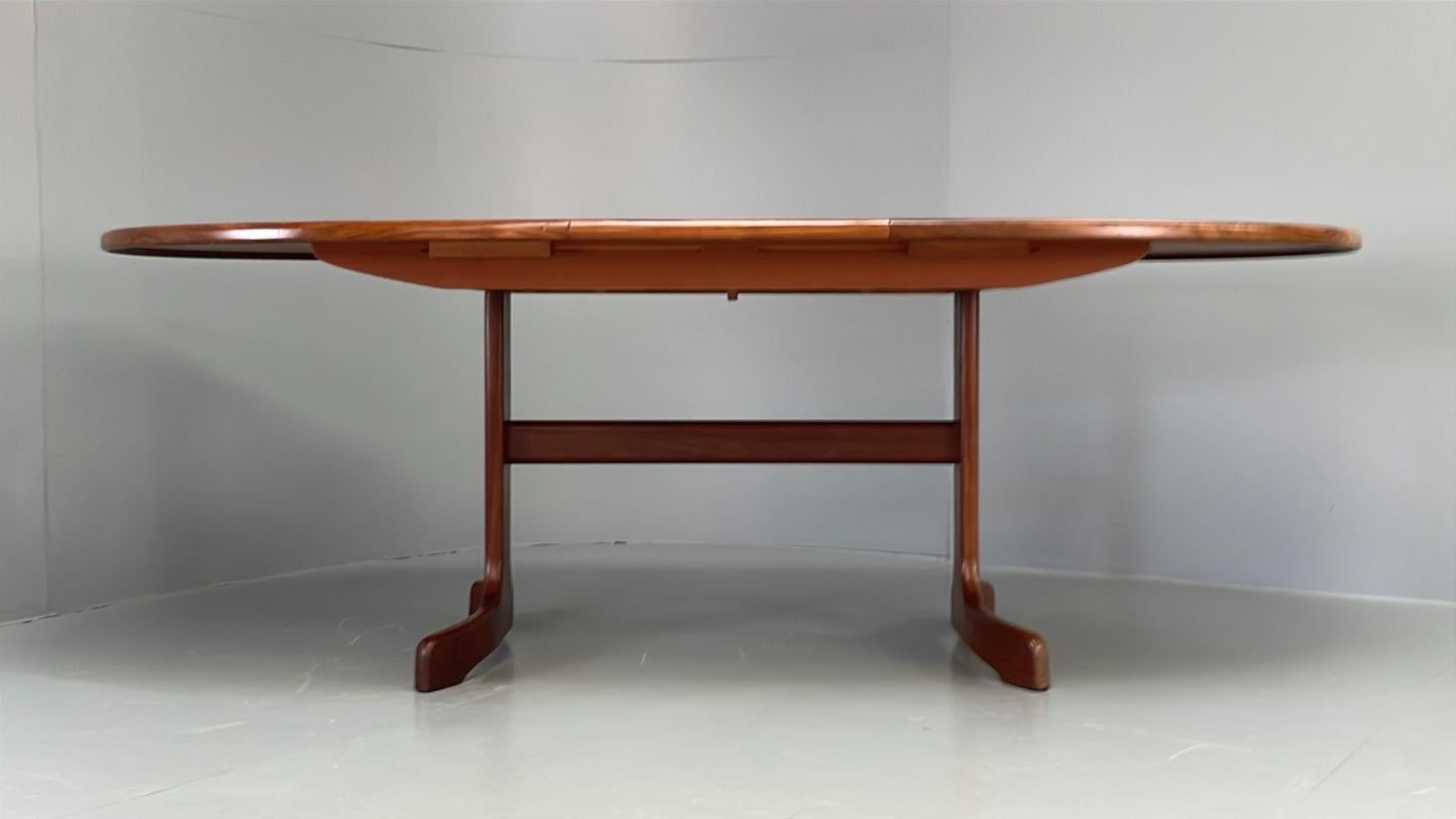 G Plan Dining Table Oval Teak Fresco 1960s Vintage Mid Century EB11860 MWOO12