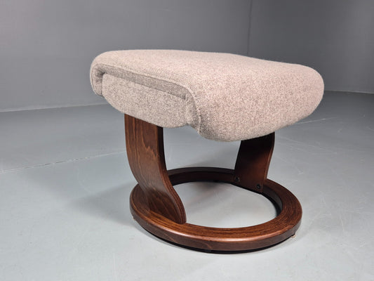 Stressless Style Footstool New Upholstery 1990s Retro EB10985 MFOO1