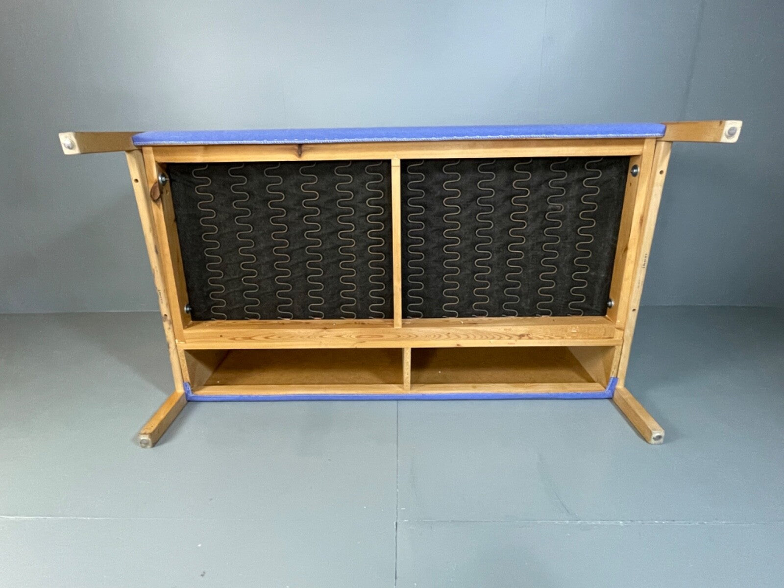 Vintage Danish Stouby Sofa Beech Ends Wool Upholstery 1980s EB5039 M2SS9