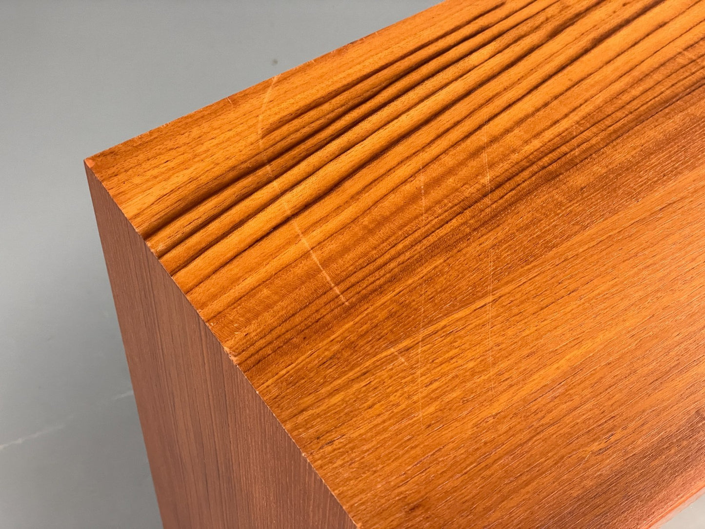 Vintage Teak Glazed Bookcase Danish 1970s Shelving Glass Retro EB11797 MWOO7