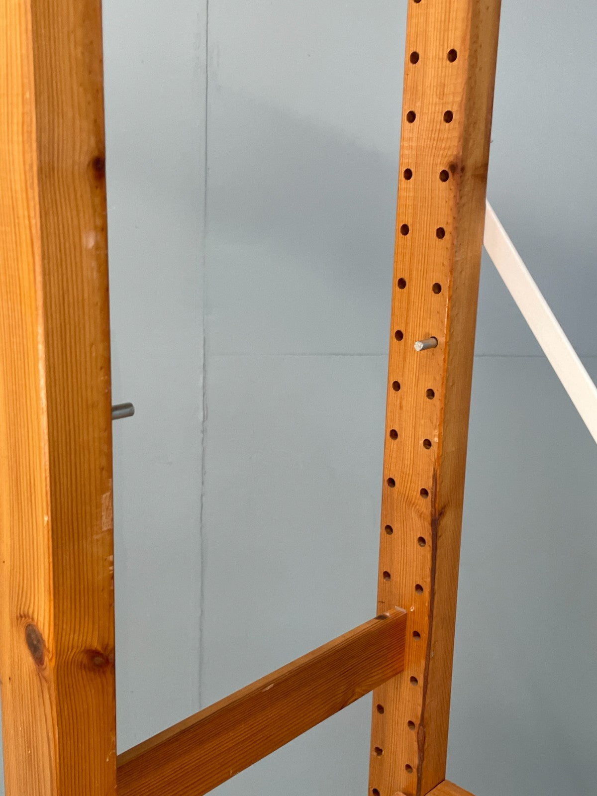 Pine Open Shelving Unit Adjustable Retro Scandi Solid EB11783 MWOO12