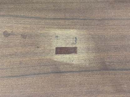 Vintage Danish Coffee Table - 1960s Mid Century Shaped Solid Legs EB11182 MWOO20