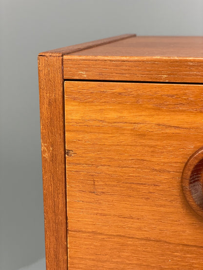 Mid Century Teak Chest Of Drawers By Erik Franssons Retro Scandi EB9824 MWOO - UKDK FURNITURE