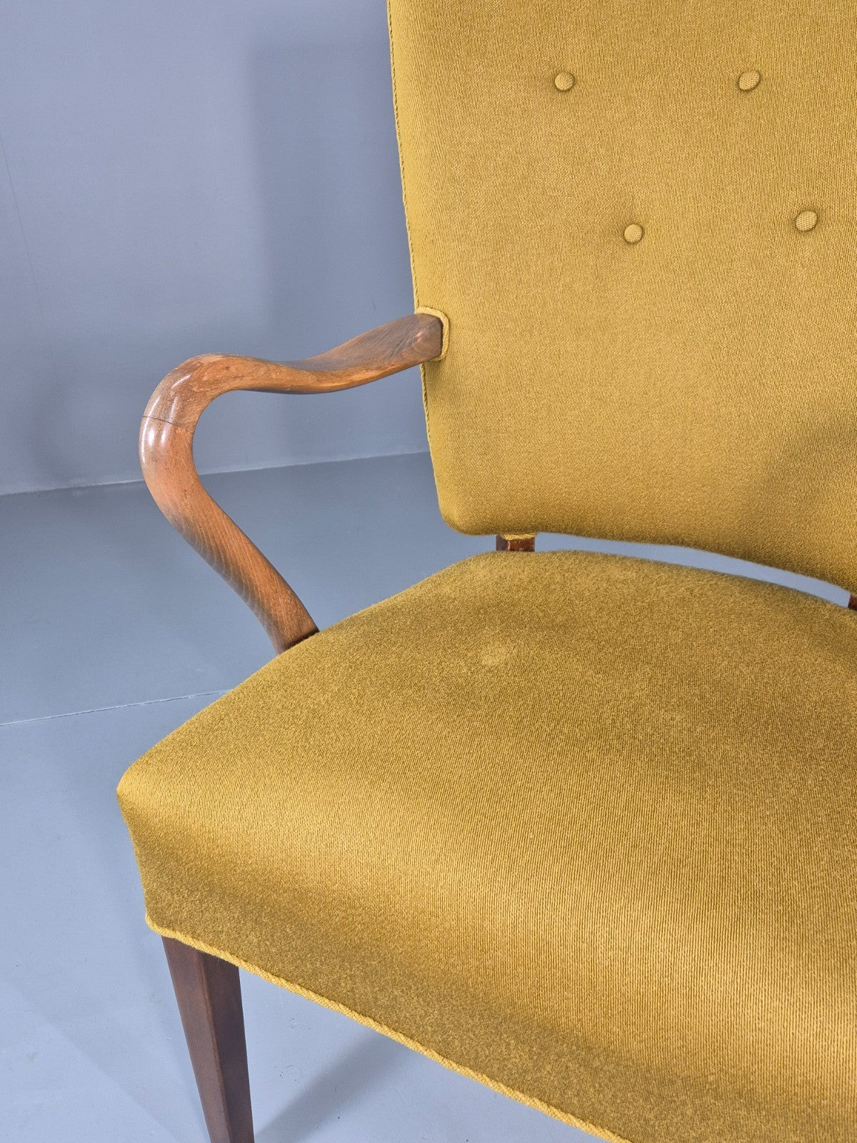Vintage Mid Century Danish Lounge Chair High Back 1950s Retro EB11815 MNOR6