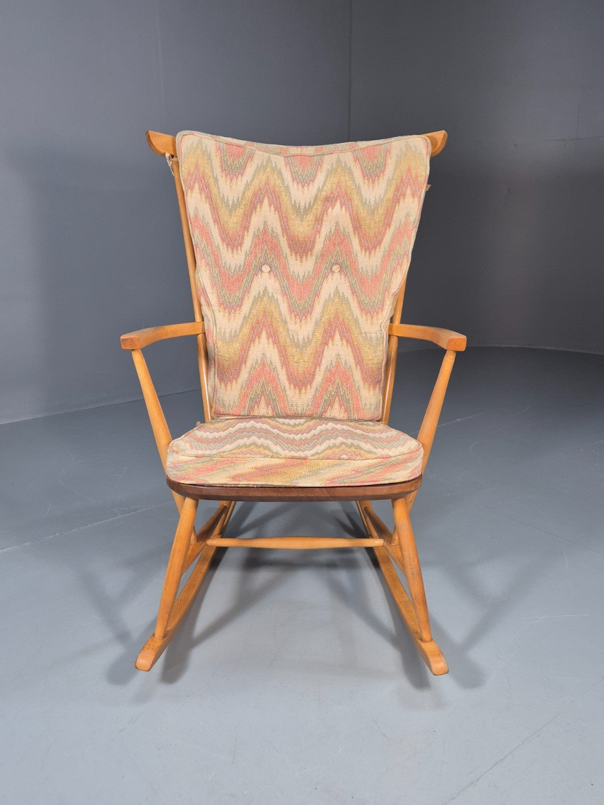 Mid Century Rocking Chair Scandinavian Design 1960s Retro EB10924 MNOR1