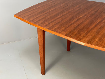 Vintage Gordon Russell Dining Table Extending Walnut & Teak 1960s EB9517 MWOO - UKDK FURNITURE