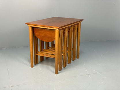 Midcentury Teak Nesting Tables Designed By Poul Hundevad EB8416 MWOO - UKDK FURNITURE