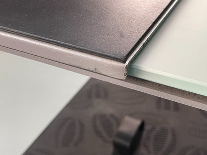 Bulo M2 Computer Desk Luc Vincent 1990s Modern Designer Glass EB11701 MWOO20