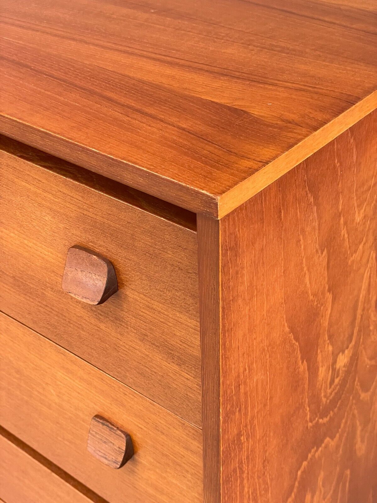 Vintage Teak Chest Of Drawers By Symbol Retro Handles EB9120 MWOO - UKDK FURNITURE