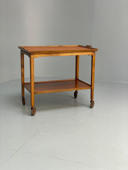 1940s Drinks Trolley For Nordiska Kompaniet Beech Mahogany EB9765 MWOO - UKDK FURNITURE