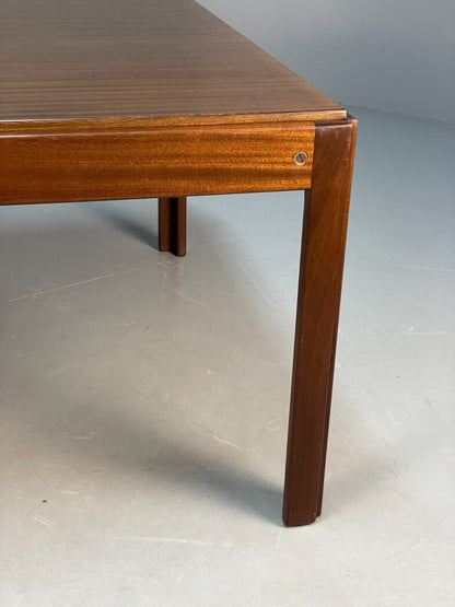Vintage Danish Square Coffee Table Mahogany 1950s EB8673 MWOO - UKDK FURNITURE