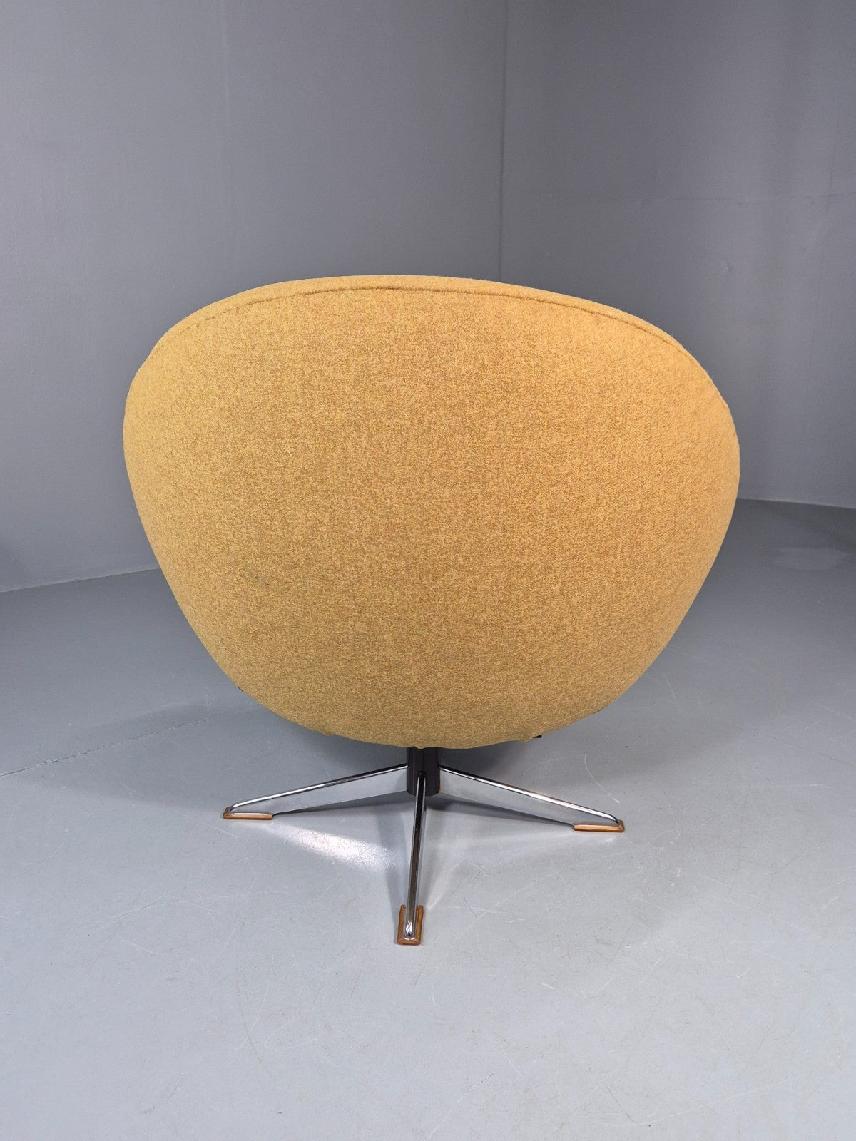 Retro Bucket Chair 1960 Sweden New Upholstery Mid Century Vintage EB11262 MSWI5