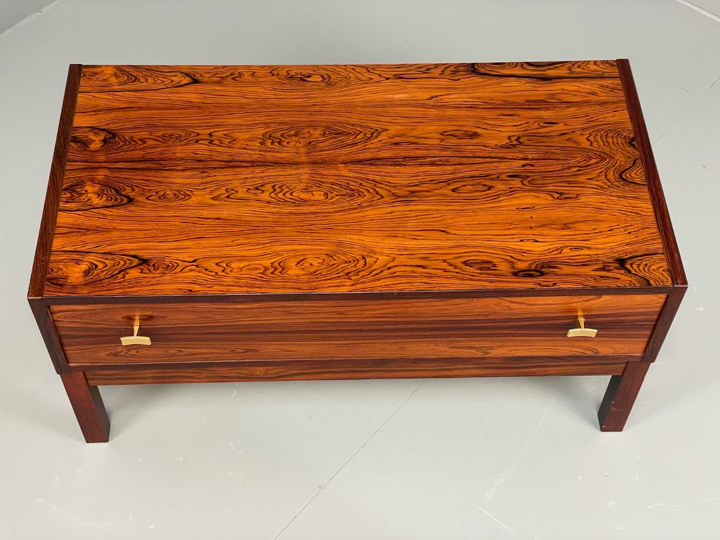 Vintage Chest Of Drawers Low Console 1960s Danish Mid Century EB11199 MWOO3