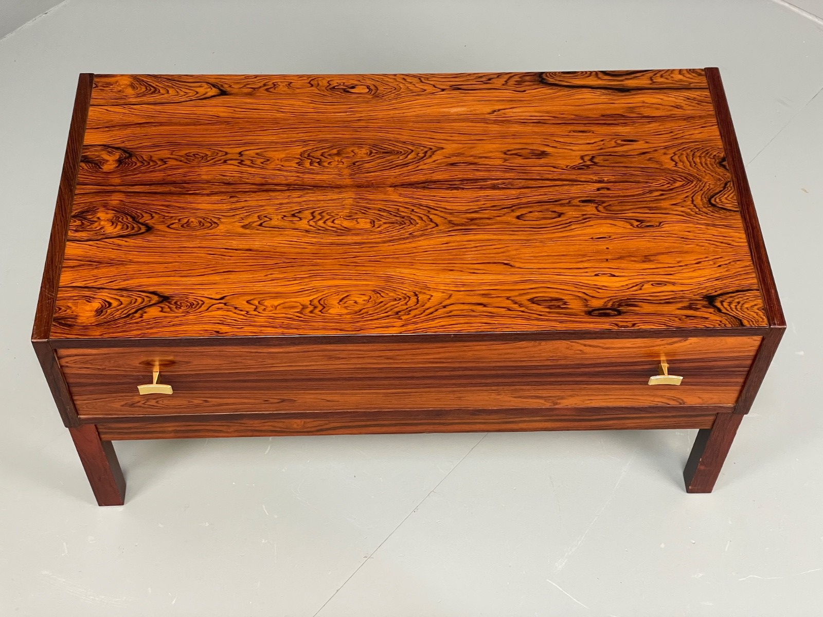 Vintage Chest Of Drawers Low Console 1960s Danish Mid Century EB11199 MWOO3