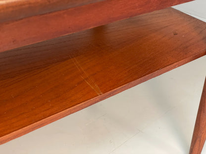 Vintage Teak Coffee Table With Magazine Rack Retro Danish Design EB9426 MWOO - UKDK FURNITURE