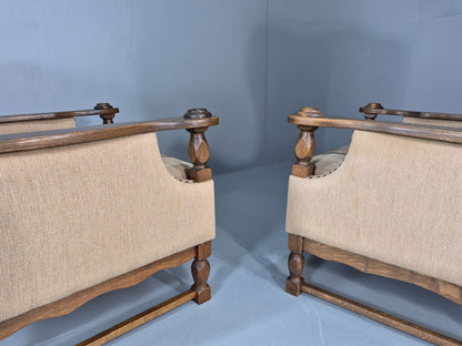 2 Retro Lounge Chairs Danish 1970s Design Kjaernulf Stylings  EB10781 VCLO13