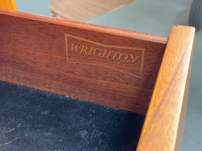 Vintage Walnut Sideboard Highboard 1960s Drawers By Wrighton EB10679 MWOO15