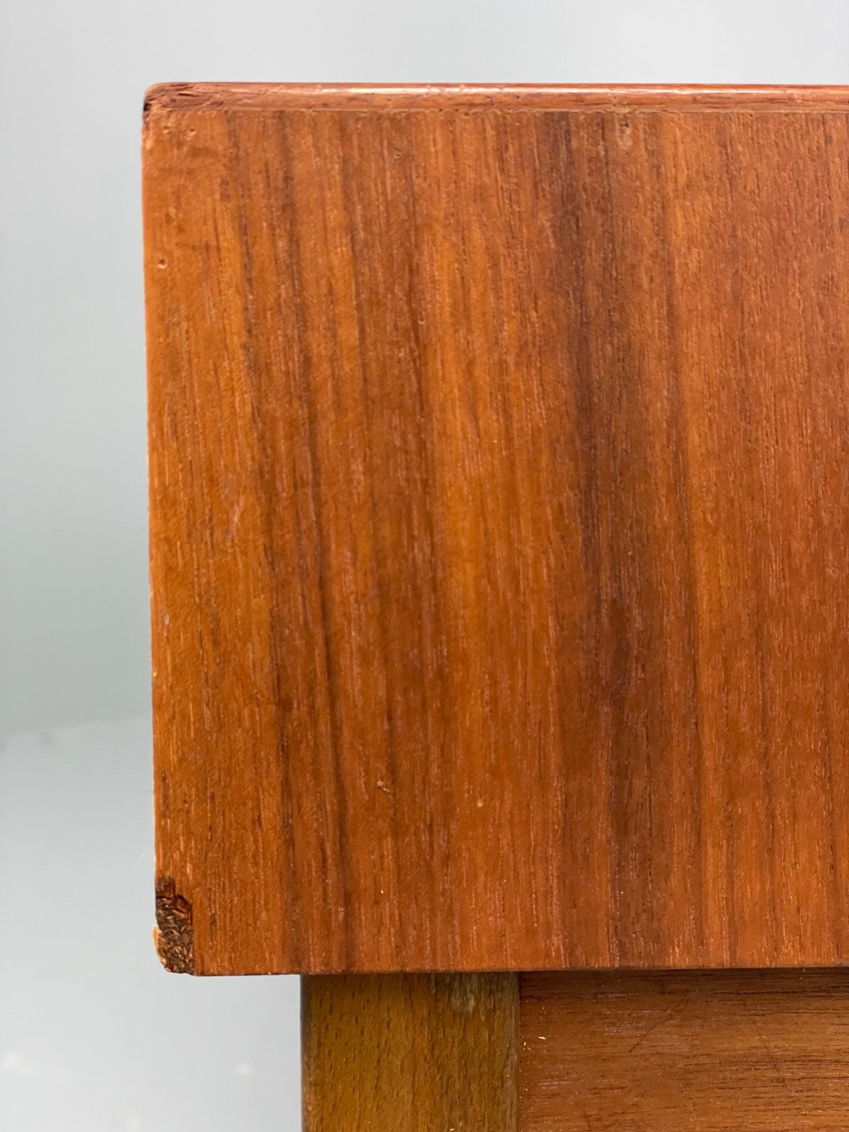 Vintage Teak Side Table With Drawers 1960s Mid Century EB11200 MWOO15