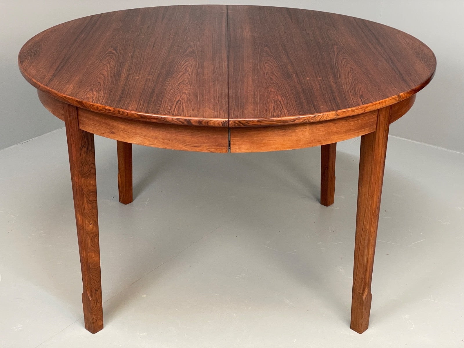 Vintage Extending Dining Table Circular 1960s Danish N.C Møbler EB10914 MWOO22