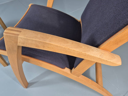 Vintage Danish Lounge Chair and Footstool Luna by Morten Gottler EB11357 MNOR16