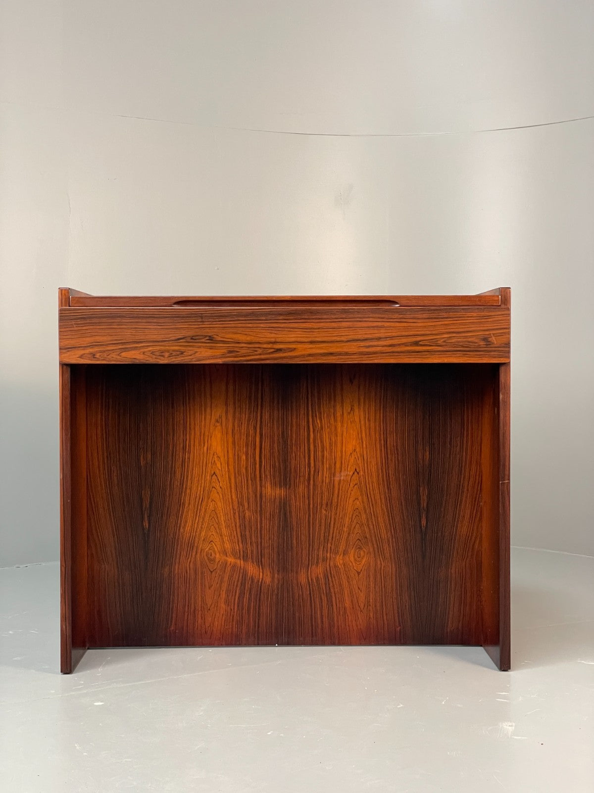 Vintage Compact Dressing Table 1970s Danish Retro Mirrored Storage EB10837 MWOO2