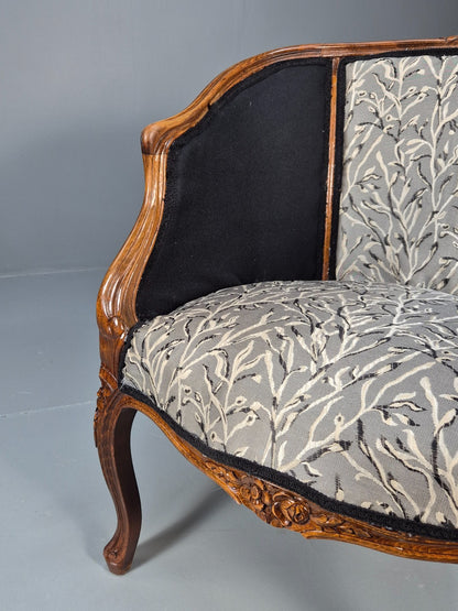 Vintage Rococo Lounge Chair French Style Danish Made 1970s Retro EB9651 VCLO - UKDK FURNITURE