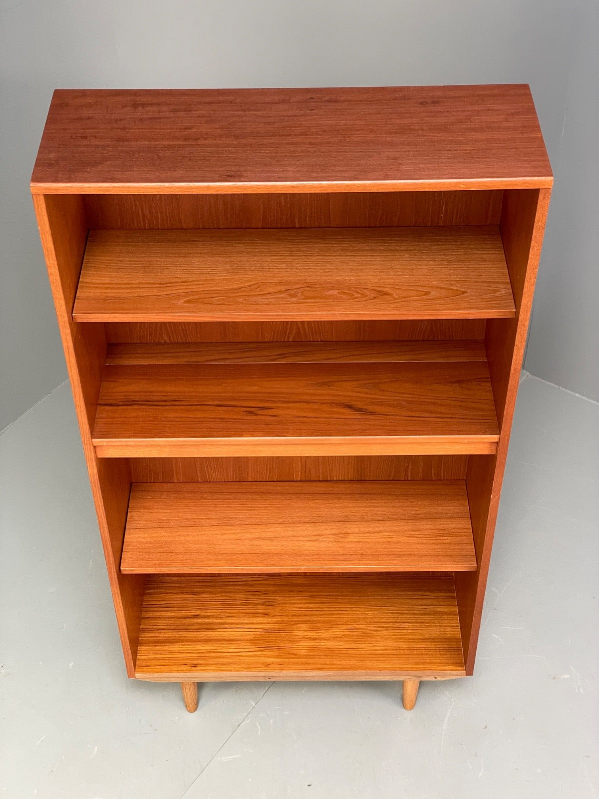 Vintage G-Plan Teak Tall Bookcase Adjustable Retro Shelving Storage EB10000 MWOO - UKDK FURNITURE